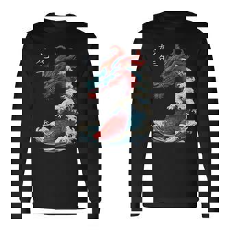 Dibble Dabble s Chinese New Year 2024 Dragon Great Wave Year Of The Dragon Small Long Sleeve T-Shirt | Mazezy