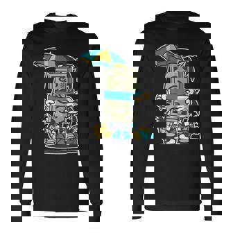 Dinero De Dibujos Animados Camiseta de manga larga - Regaloses