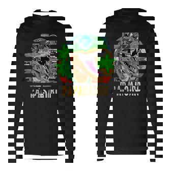 Dinosauro Adulto Divertente Papaauro T-Rex Festa Del Papa Maglietta a maniche lunghe - Novitaregali