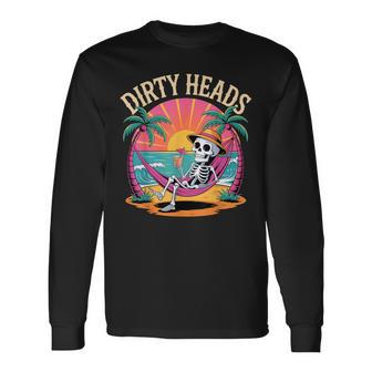 Dirty Heads Skeleton Beach Summer Vacation Long Sleeve T-Shirt - Thegiftio UK