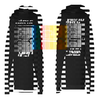 Diseño Retro De Where I Go Yugo Car Camiseta de manga larga - Regaloses