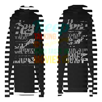 Divertente Film Amante Regali Film Critico Cinephile Cinema Maglietta a maniche lunghe - Novitaregali