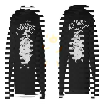 Divertente Gioco Di Parole Con Le Pecore I Woolurvive Maglietta a maniche lunghe - Novitaregali