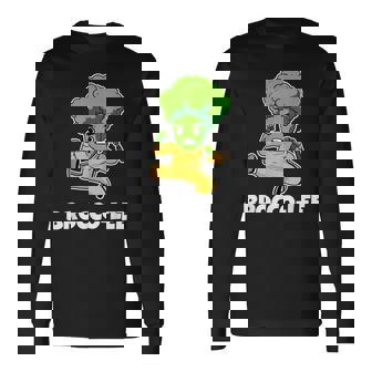 Divertente Kung Fu Karate Regalo Broccoli Brocco-Lee Maglietta a maniche lunghe - Novitaregali