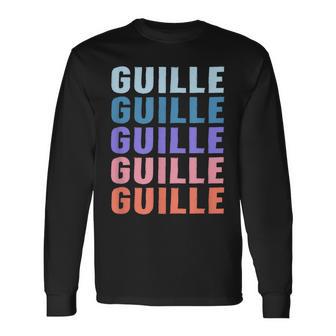 Divertido Regalo Nombre Guille Personalizado Primer Nombre Camiseta de manga larga - Regaloses
