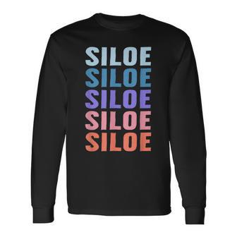 Divertido Regalo Nombreiloe Personalizado Primer Nombre Camiseta de manga larga - Regaloses