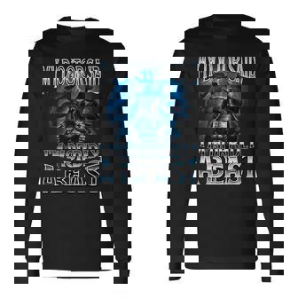 My Doctor Said I'm Morbidly A Beast Alpha Wolf Meme Long Sleeve T-Shirt - Thegiftio