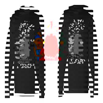 Don't Hug Me I'mcareds 面白い言葉 皮肉 長袖Tシャツ - Kawaiitshirt