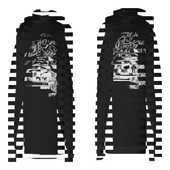 Don't Look Back Chicana Tattoo Gangster Chola Chicano Clown Long Sleeve T-Shirt | Seseable UK