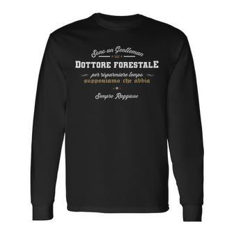 Dottore Forestale Regalo Divertente Per Dottore Forestale Maglietta a maniche lunghe - Novitaregali