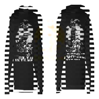 Doxycycline Pharmacy Dachshund On Bicycle Pharmacist Long Sleeve T-Shirt - Thegiftio