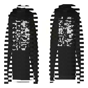 Dragon Yin Yang Tai Chiymbole Artistique Chinois Air Energie T-shirt à manches longues - Cadeauxyz