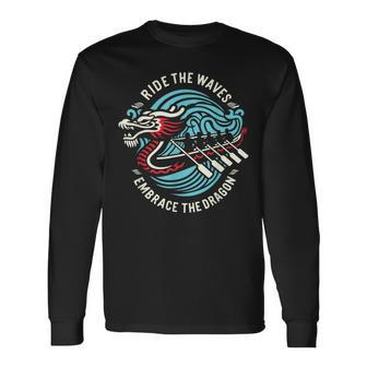 Dragonboat Dragon Boat Racing Dragon Boat Festival Long Sleeve T-Shirt - Thegiftio UK