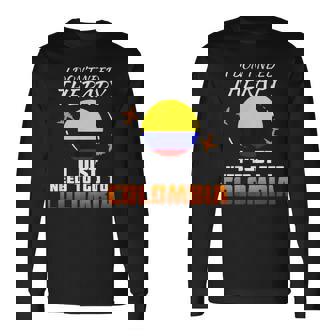 Drapeau Colombie I Colombie Drapeau Iacances Colombie T-shirt à manches longues - Cadeauxyz