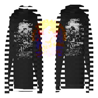 Dual Sport Adventure Motorcycle Riders Pavement Optional Long Sleeve T-Shirt | Seseable UK