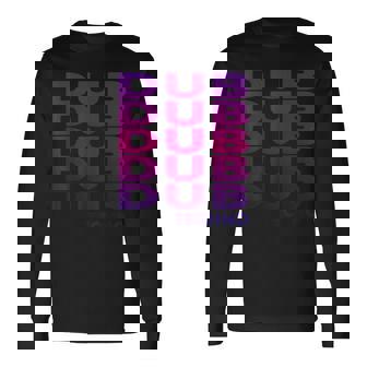 Dub Techno ディープチルアウト ダウンテンポ 長袖Tシャツ - Kawaiitshirt