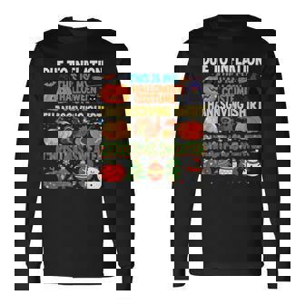 Due To Inflation Holiday Costume Sweater Long Sleeve T-Shirt | Mazezy
