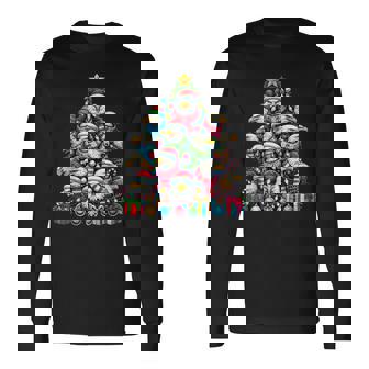 Eagle Bird Christmas Tree Eagle Xmas Long Sleeve T-Shirt - Monsterry