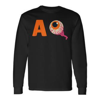 Easy Halloween Costume Ai A Eye Costume Ai Costume Long Sleeve T-Shirt - Thegiftio UK