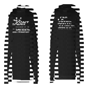 Economics For Economists Graduation Long Sleeve T-Shirt | Mazezy