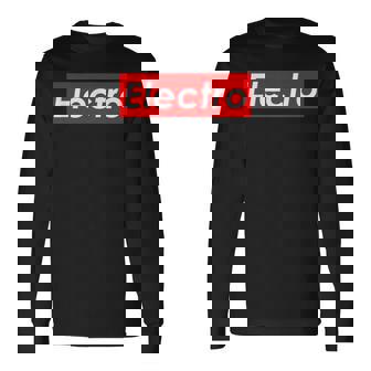 Electro Electronic House Music Edm Electro Mix 長袖Tシャツ - Kawaiitshirt