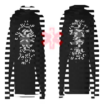 Emotional Support Coworker Do Not Pet Work Long Sleeve T-Shirt | Seseable FR