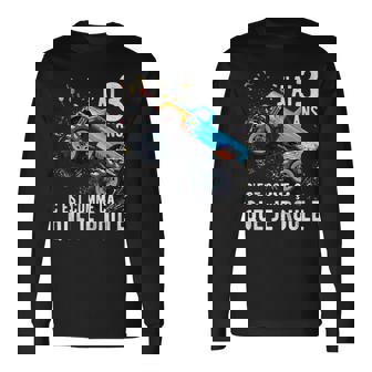 Enfant 3 Ans Anniversaire Camion Monstre Monster Truck Cadeau T-shirt à manches longues - Cadeauxyz