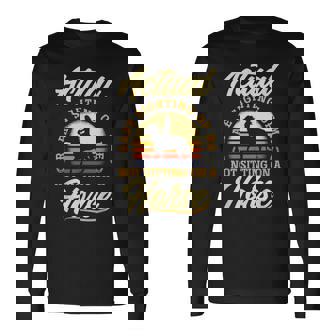 Equestrianism Equestrian Horse Riding Actual Rare Sighting Long Sleeve T-Shirt | Mazezy