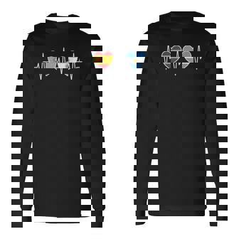 España Y Argentina Banderas De Argentina Camiseta de manga larga - Regaloses