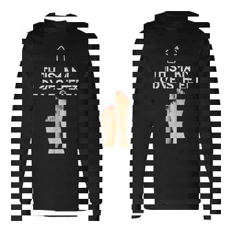 Este Hombre Ama Pies Pies Fetiche Diseño Para Hombre Camiseta de manga larga - Regaloses