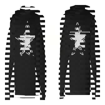 Estrella Blanca En Una Camiseta de manga larga - Regaloses