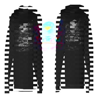 Experience Avant Garde And Vaporwave Future Through Art Long Sleeve T-Shirt | Mazezy