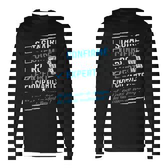 Expert En Comptabilité Compta Cadeau Pour Comptable Homme T-shirt à manches longues - Cadeauxyz