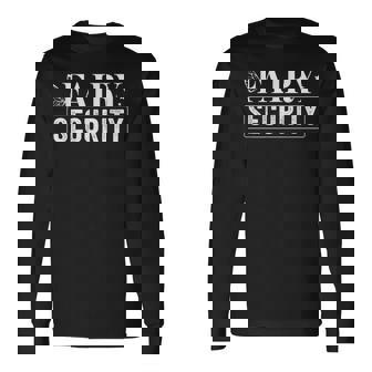 Fairy Security Birthday Halloween Long Sleeve T-Shirt - Thegiftio