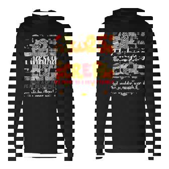 Family Thanksgiving 2025 Thanksgiving Crew Turkey Matching Long Sleeve T-Shirt | Seseable UK