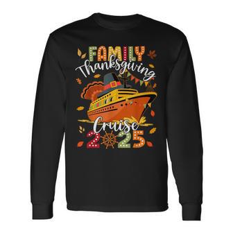 Family Thanksgiving Cruise 2025 Vacation Trip Ship Matching Long Sleeve T-Shirt - Thegiftio UK