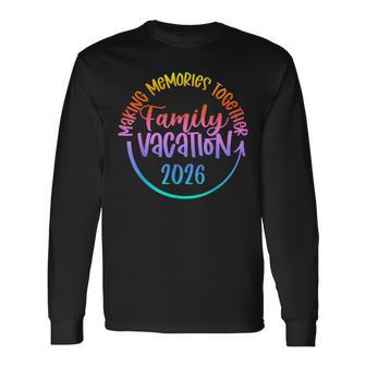 Family Vacation 2026 Beach Matching Summer Vacation 2026 Long Sleeve T-Shirt | Seseable UK