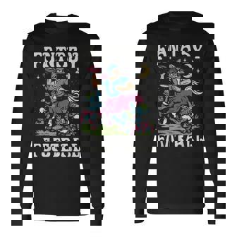 Fantasy Football Centaur V Goblins Player Literal Dad Joke Long Sleeve T-Shirt - Monsterry