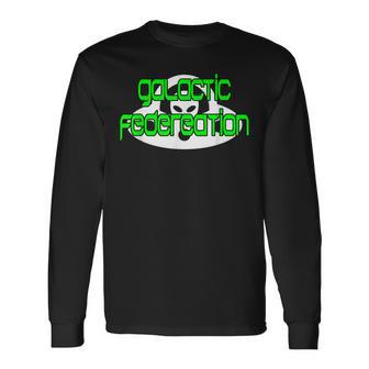 Fédération Galactique Extra Terrestre T-shirt à manches longues - Cadeauxyz