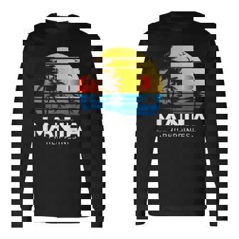 Filipina フィリピノ ヤシの木 マニラ トロピカル フィリピン 長袖Tシャツ - Kawaiitshirt