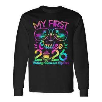 My First Cruise 2026 First Time Cruise Vacation 2026 Long Sleeve T-Shirt - Thegiftio UK