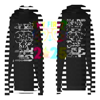 My First Family Cruise Squad 2025 Vacation Summer Trip Long Sleeve T-Shirt - Seseable