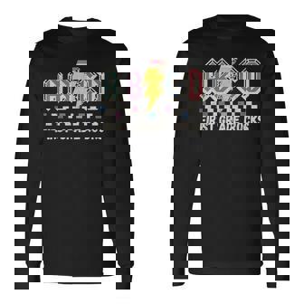 First Grade Rocks Teachers Back To School ABCD Rock Students Long Sleeve T-Shirt | Mazezy