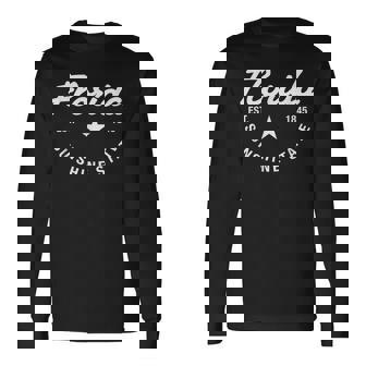 Florida The Sunshine State Throwback Classic Long Sleeve T-Shirt | Mazezy