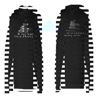 Folds Of Honor Fallen Military First Responders Patriotic Long Sleeve T-Shirt | Seseable CA