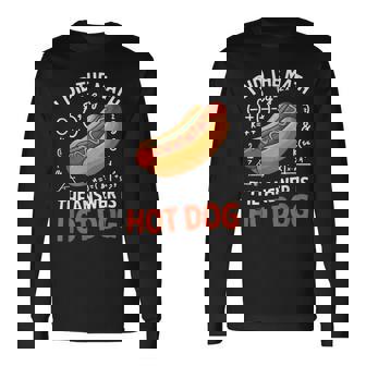 Food Lovers I Did The Math Answer Is Hotdog Long Sleeve T-Shirt | Mazezy