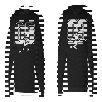 Foot Numéro 09 De Football T-shirt à manches longues - Cadeauxyz