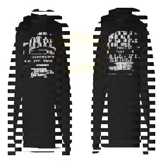 Football Property Of Athletic Dept Long Sleeve T-Shirt - Monsterry