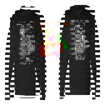 FPV Pilot RC Freestyle Drone Copter Racing Kwad Acro AF Long Sleeve T-Shirt | Mazezy