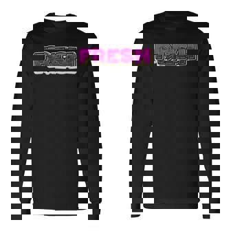 Fresh West Coast 80s 90s Hip Hop Rap School Urban Long Sleeve T-Shirt | Mazezy